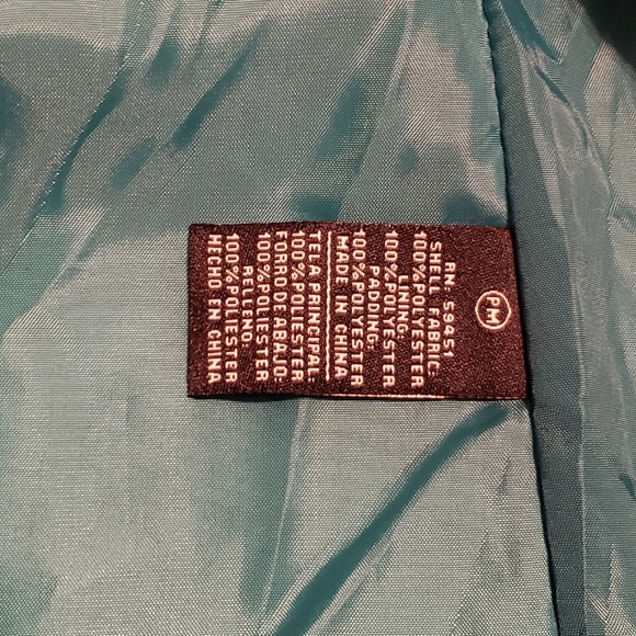 Spring Quilted Vest Women's M Zip Up w Pockets Lightweight NEW Jane Ashley - Picture 8 of 8